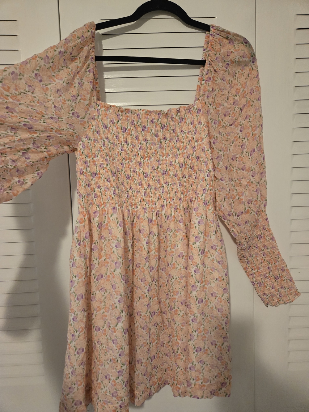 The Grace Mini Nap Dress - Pansy in Pink Multi Georgette L